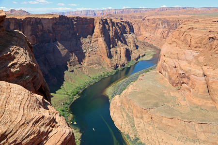 Colorado River gorge - Arizonaの写真素材