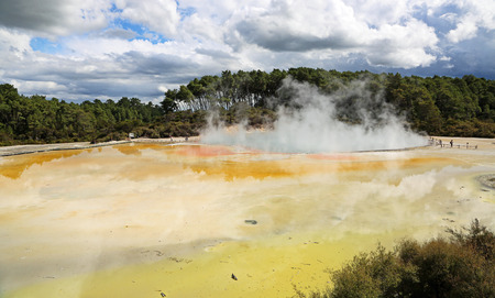 Artists Palette, New Zealandの写真素材