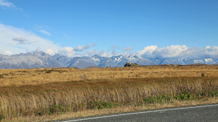 Southern Alps, New Zealandの写真素材