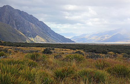 Tasman Valley, New Zealandの写真素材