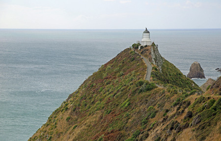 Trail to Nugget Point, New Zealandの写真素材