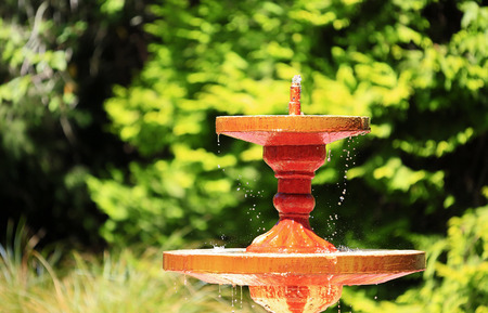 Victorian fountain, Oamaru, New Zealandの写真素材