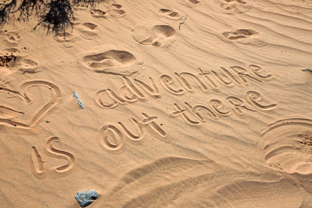 Adventure is out there - Nevadaの写真素材