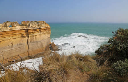 Landscape with The Razorback - Victoria, Australiaの写真素材
