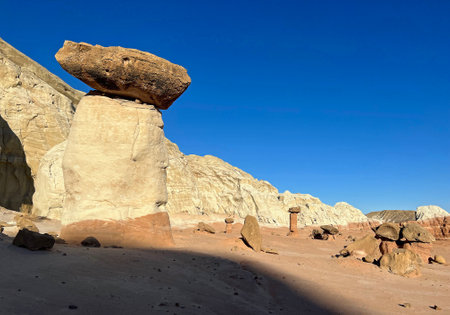 Landscape with big toadstool - Utah