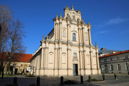 Church of the Visitants, Warsaw, Polandの写真素材