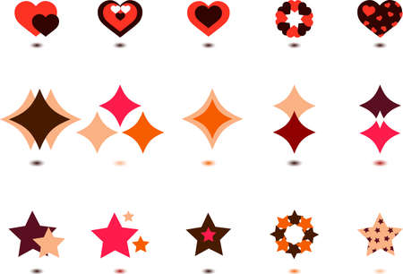 vector illustration -set of logosのイラスト素材