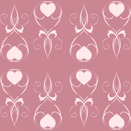 Seamless background from a floral ornamentのイラスト素材