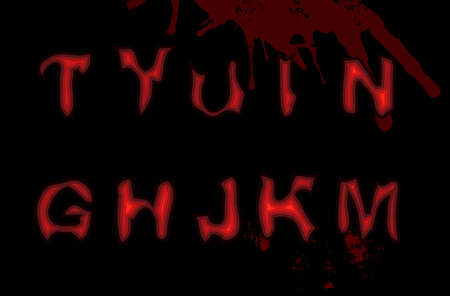 Alphabet and numbers . Figures Gothicのイラスト素材