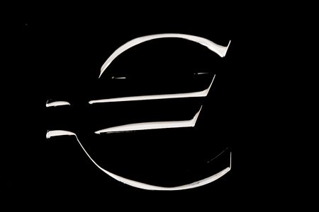 abstract picture of an euro currency symbolの写真素材