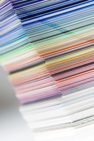 arrangement of color swatch, abstract close-up shot の写真素材