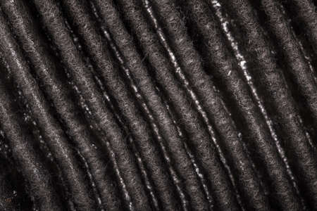 Air filter for vehicles abstract close up texture background. Car maintenance replacement part.の写真素材