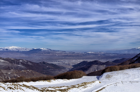 Mountain scenery in Vigla, Florina\'s ski center, Greece