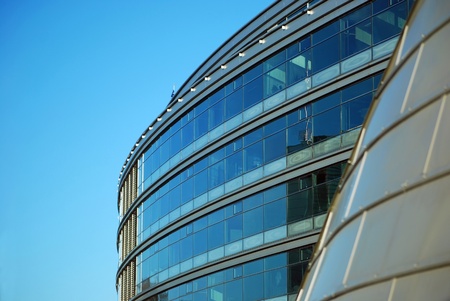modern geometric office architecture の写真素材