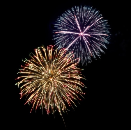 fireworksの写真素材