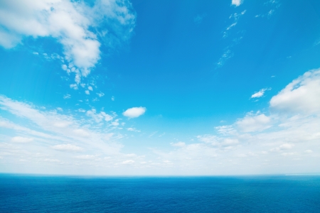 sea and skyの写真素材