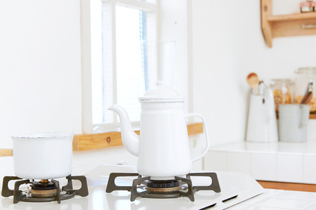 view of the kitchenの写真素材