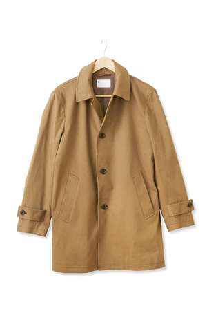 the coat on whiteの写真素材