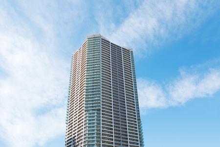 landscape of high rise apartmentの写真素材