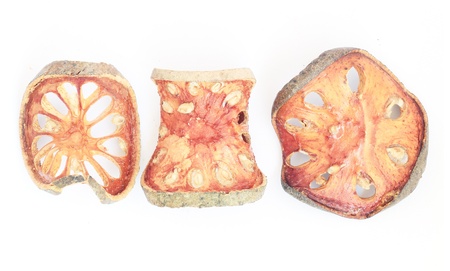 Dried bale fruit, thai herb の写真素材