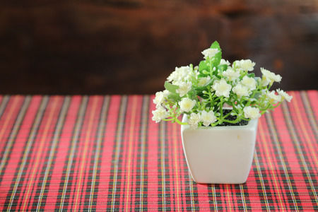 Faker flower on table.の写真素材
