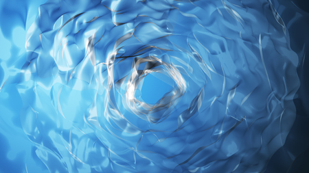 Beautiful clear water swirl ,whirl or spinning background. の写真素材