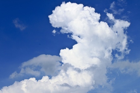 clouds in the skyの写真素材