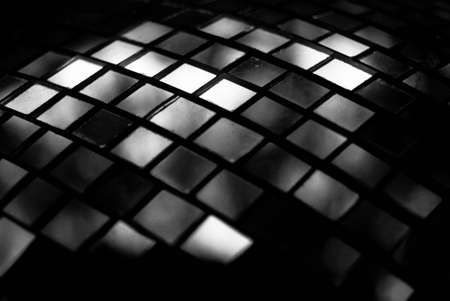 same cubes but such a difference in color tones reflectingの写真素材