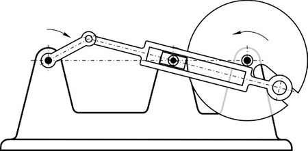 Examples of different mechanisms used in different machines, instruments, and devicesのイラスト素材