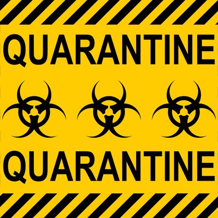 background yellow black stripes quarantine zone area Stop Coronavirus covid nCoV , vector quarantine isolation period, sequestration biohazard Sign biological activity threat alertのイラスト素材