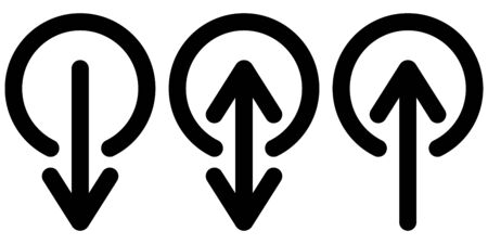 icons sign in and sign out app buttons enable and disable, on off vector symbol logout and login, arrow and door icon exit and entryのイラスト素材