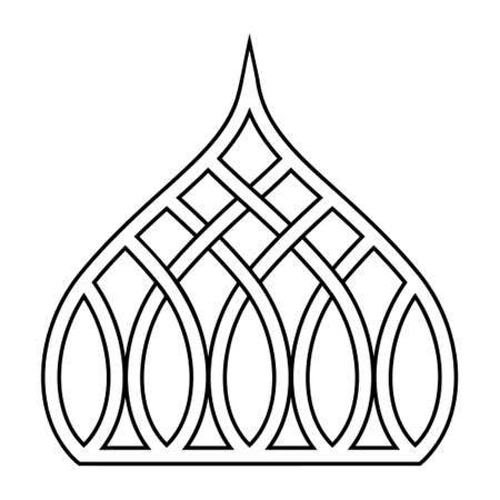 Arab Islamic dome mosque,   Arab resort chic dome apartments stock illustrationのイラスト素材