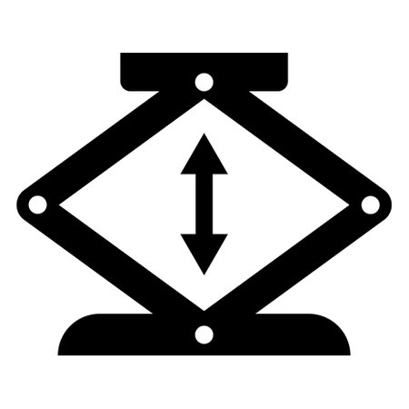 Car jack lifting auto wheel replacement car jack liftingのイラスト素材