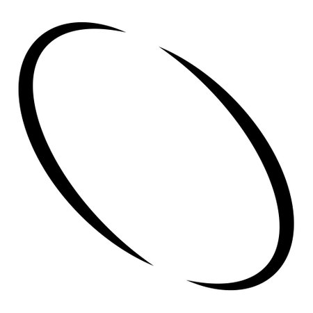 Oval swoosh stroke curve lines, price tag shape for salesのイラスト素材