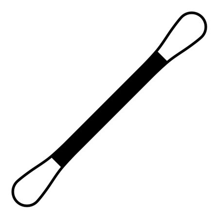 Icon cotton swab for cleaning ears, ear stickのイラスト素材
