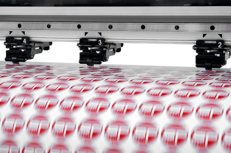 Large printer format inkjet working