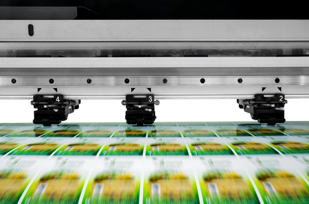 Large printer format inkjet working