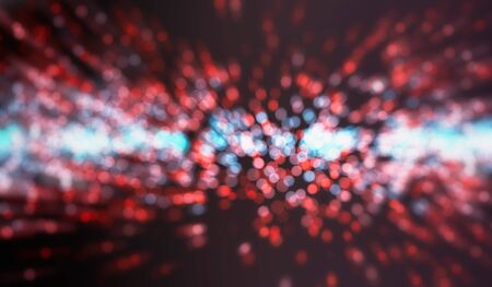 Texture with blurry spots of light on a black background.