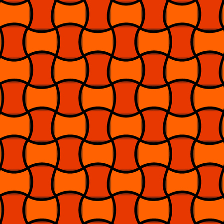 Vector abstract colored hand drawn seamless pattern in zen doodle style with wicker. For web, graphics and interior design, textile, wrap and printing.のイラスト素材