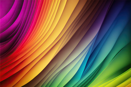 Assorted colored pencils used for drawing and coloring on a white background. Generative AI. High quality photoの素材