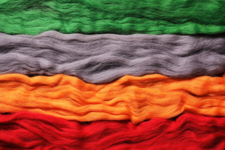 Background from wool. Different coloursの写真素材