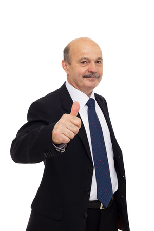 Boss approves of the work or decisionの写真素材