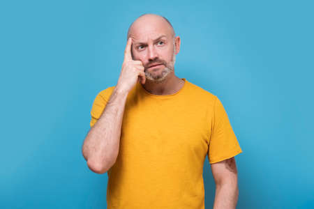 Mature man has to do hard decision try to solve his problem.