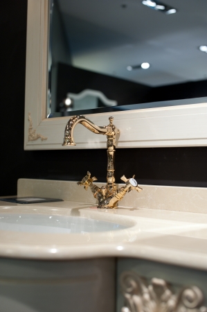 bathroom and toilet with modern decor の写真素材