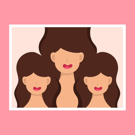 International happy women's day. Vector illustration