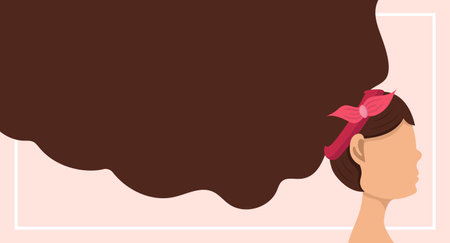 March 8th international women's day celebration background. vector illustrationのイラスト素材