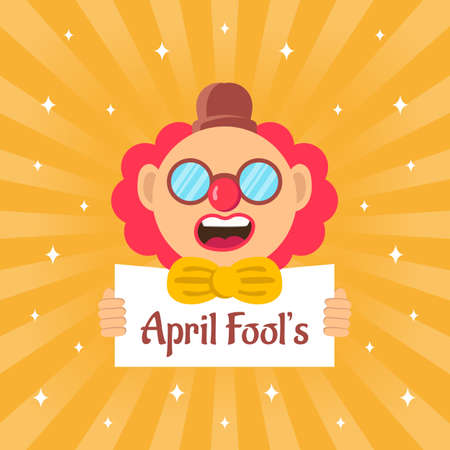 Hand drawn april fool's day, Typography, Colorful. Vector Illustrationのイラスト素材