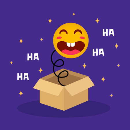 Hand drawn april fool's day, Typography, Colorful. Vector Illustrationのイラスト素材