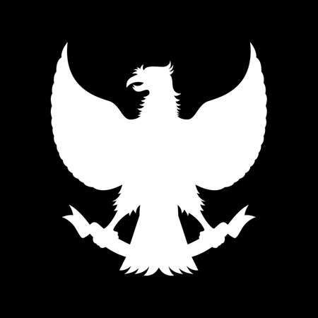 Illustration of happy pancasila day. translation: selamat hari lahir pancasila.のイラスト素材