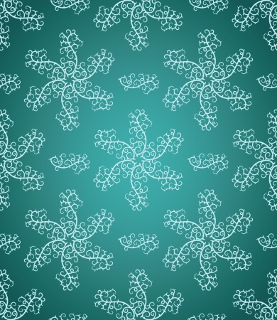 seamless wallpaper on gradient background のイラスト素材